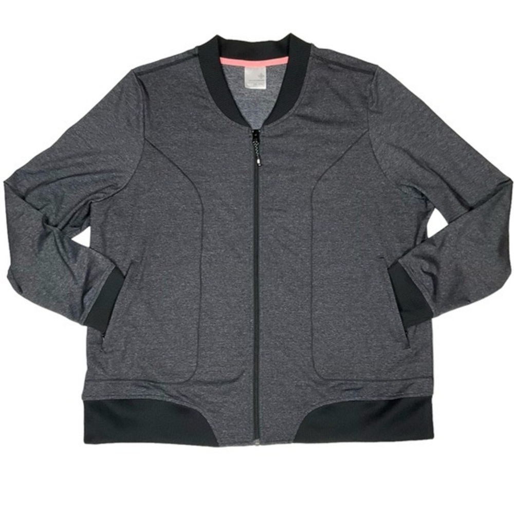 Denver Hayes Womens Bomber Style Lightweight Athletic Zip Up Jacket